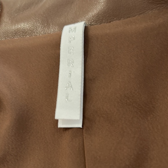Faux Leather Blazer: NWOT - Picture 3 of 7